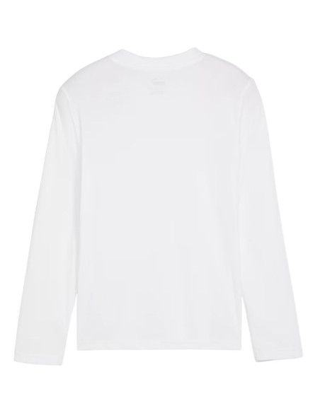 Koszulka dla dzieci puma teamgoal baselayer tee longsleeve biała 659041 04