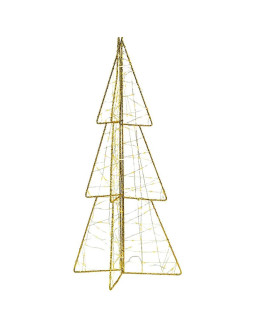 Choinka dekoracyjna 150led champagne 60cm luca 2