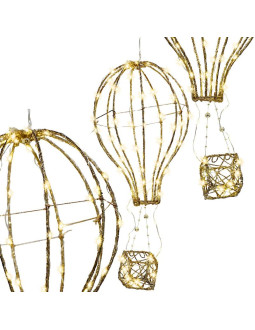 Figurka dekoracyjna balon 80led 38cm