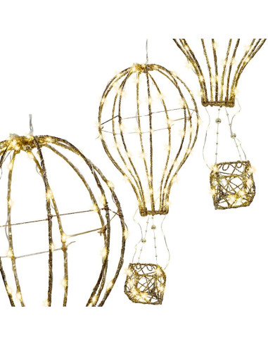 Figurka dekoracyjna balon 80led 38cm