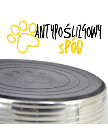 Miska dla psa i kota stal nierdzewna 17cm gumowana podstawa dogs collection