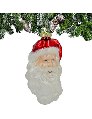 Bombka szklana formówka mikołaj saska gift & decor