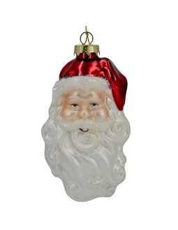 Bombka szklana formówka mikołaj saska gift & decor 2
