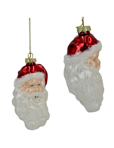 Bombka szklana formówka mikołaj saska gift & decor