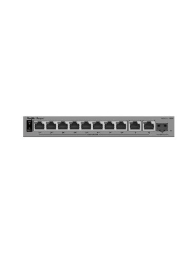 Switch poe rg-es211gs-p 8-portowy + 2x uplink + 1x sfp reyee