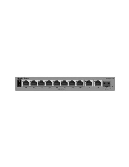 Switch poe rg-es211gs-p 8-portowy + 2x uplink + 1x sfp reyee