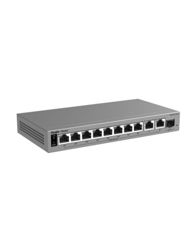 Switch poe rg-es211gs-p 8-portowy + 2x uplink + 1x sfp reyee