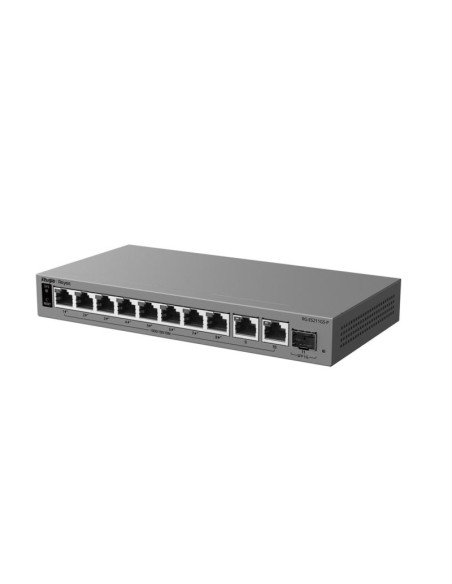 Switch poe rg-es211gs-p 8-portowy + 2x uplink + 1x sfp reyee