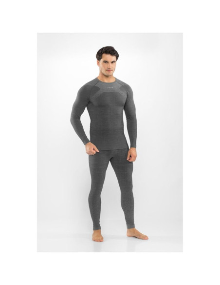 Bielizna męska viking altis man set merino czarna m