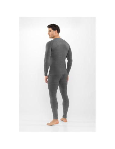 Bielizna męska viking altis man set merino czarna m
