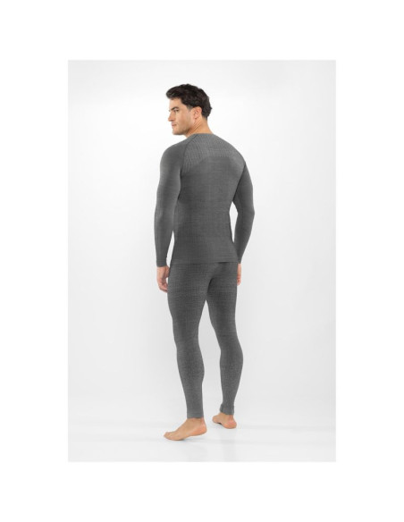 Bielizna męska viking altis man set merino czarna m