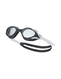 Okulary pływackie nike flex fusion pro goggle czarno-białe nessg131-011 os