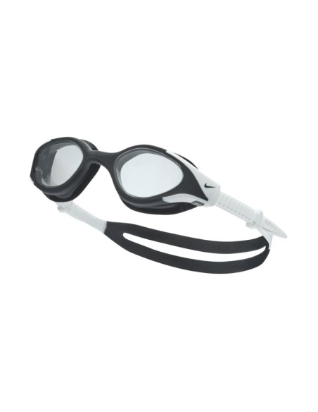 Okulary pływackie nike flex fusion pro goggle czarno-białe nessg131-011 os