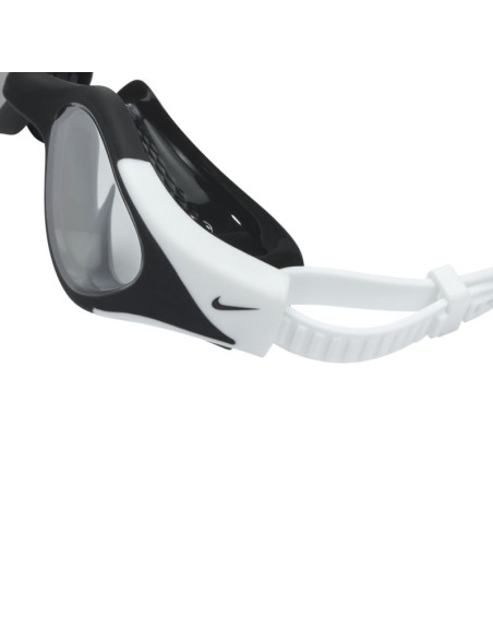 Okulary pływackie nike flex fusion pro goggle czarno-białe nessg131-011 os