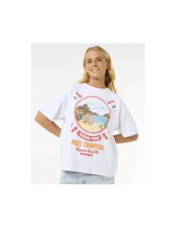 Koszulka rip curl cove heritage tee biały 2