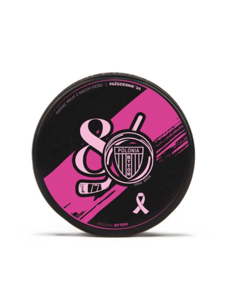 Krążek hokejowy polonia bytom - pink october
