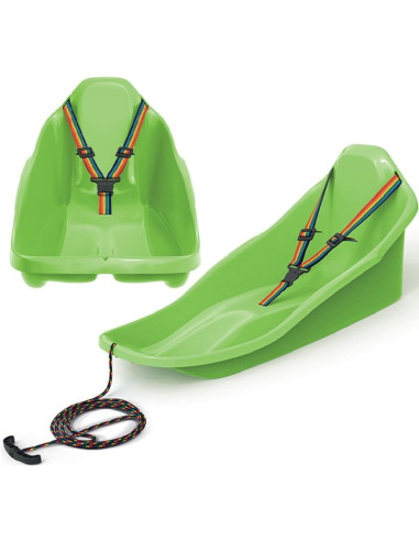 Sanki plastikowe mini topo zielone