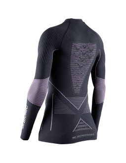 Bluza damska x-bionic energy accumulator 4.0 shirt - charcoal/magnolia rozmiar: m 2