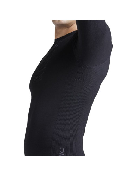 Koszulka mightywool ls-x black-l x-bionic