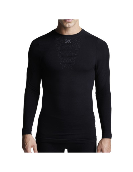 Koszulka mightywool ls-x black-m x-bionic