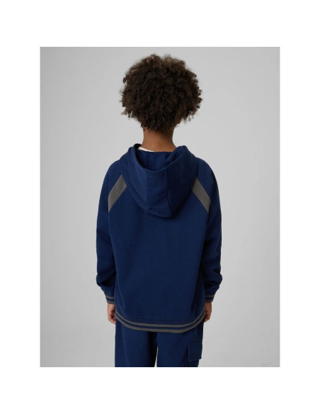 Bluza dresowa loose z kapturem chłopięca 4f 4fjraw26tswsm3193-31s