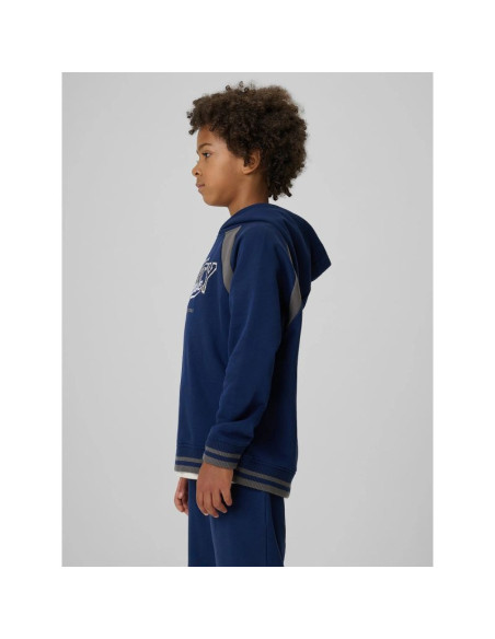 Bluza dresowa loose z kapturem chłopięca 4f 4fjraw26tswsm3193-31s
