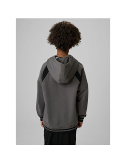 Bluza dresowa loose z kapturem chłopięca 4f 4fjraw26tswsm3193-25s 2