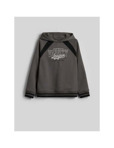 Bluza dresowa loose z kapturem chłopięca 4f 4fjraw26tswsm3193-25s