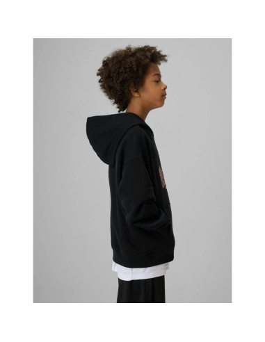 Bluza dresowa loose z kapturem chłopięca 4f 4fjraw26tswsm3196-20s