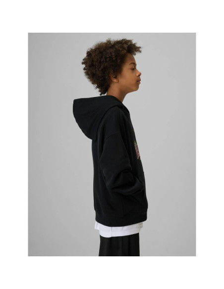 Bluza dresowa loose z kapturem chłopięca 4f 4fjraw26tswsm3196-20s