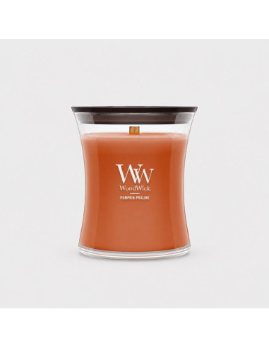 Świeca średnia pumpkin praline woodwick