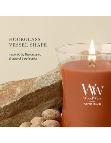 Świeca średnia pumpkin praline woodwick