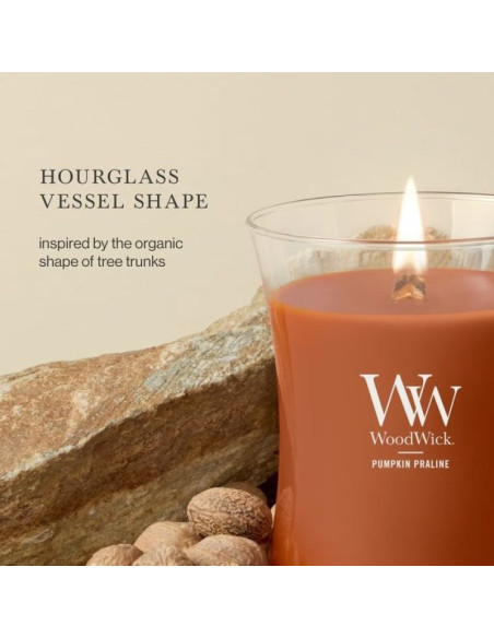 Świeca średnia pumpkin praline woodwick