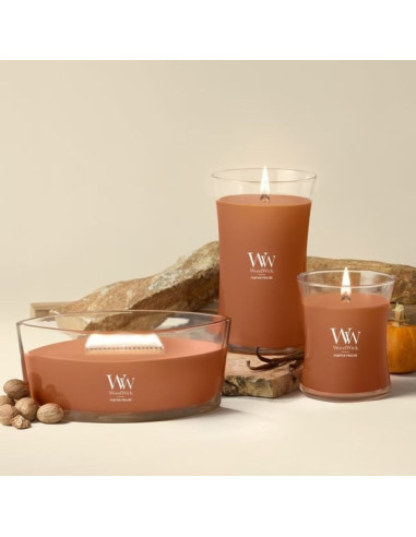 Świeca średnia pumpkin praline woodwick