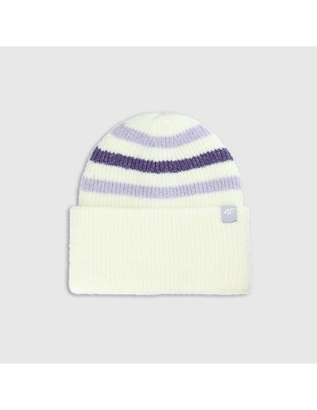Czapka beanie dziewczęca 4f 4fjwaw25acapf646-94s