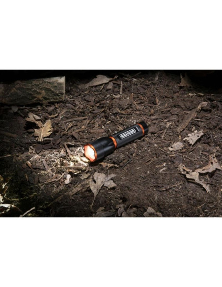 Latarka taktyczna aluminiowa 10w 500lumenów black + decker
