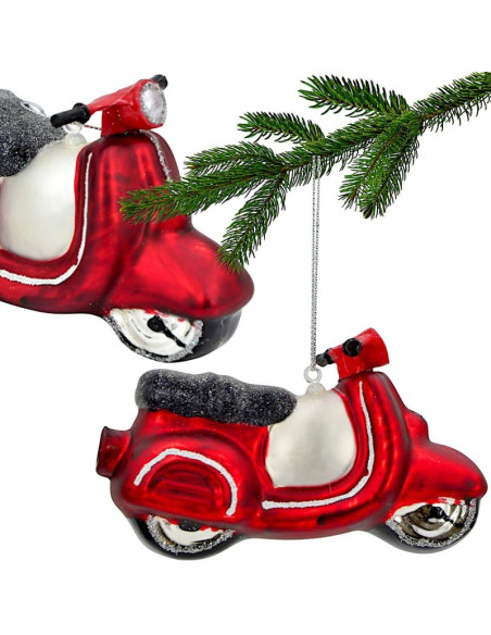 Bombka szklana formówka motor saska gift & decor
