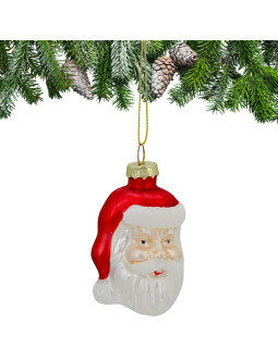 Bombka szklana formówka mikołaj saska gift & decor