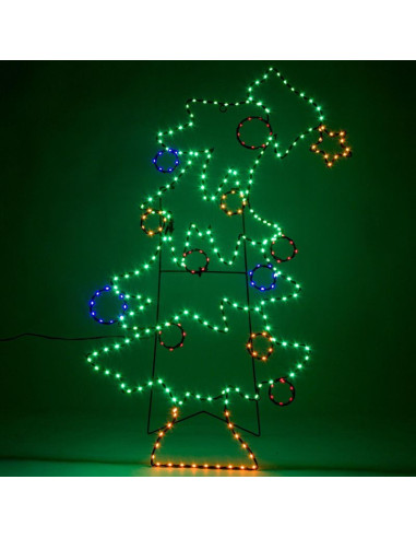 Figurka dekoracyjna choinka 301led 59cm ip44 luca
