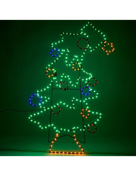 Figurka dekoracyjna choinka 301led 59cm ip44 luca