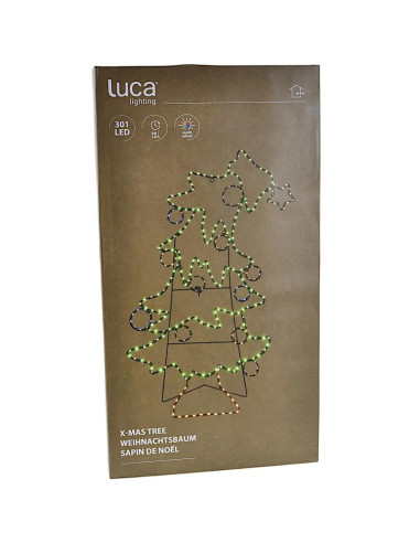 Figurka dekoracyjna choinka 301led 59cm ip44 luca