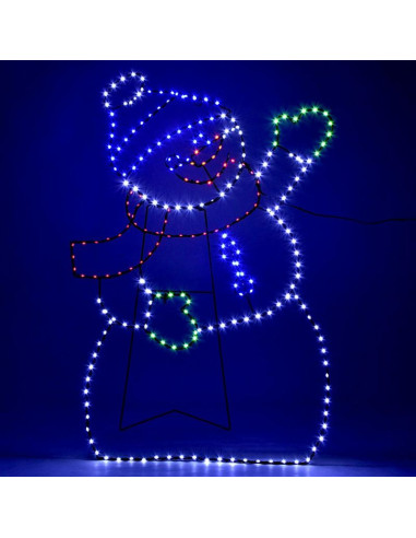 Figurka dekoracyjna bałwan 275led 79cm ip44