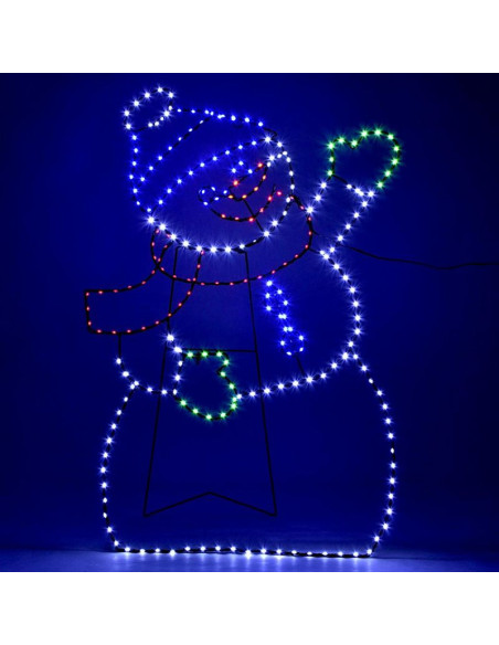 Figurka dekoracyjna bałwan 275led 79cm ip44