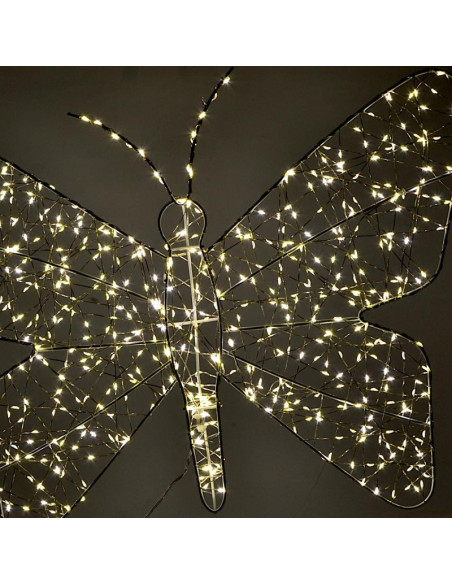 Figurka dekoracyjna motyl 600led 60cm luca
