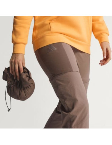 Kurtka damska adidas terrex xperior 2.5l hybrid primeknit climaproof jacket - trace brown rozmiar: s