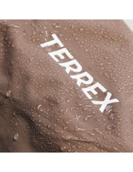 Kurtka damska adidas terrex xperior 2.5l hybrid primeknit climaproof jacket - trace brown rozmiar: s