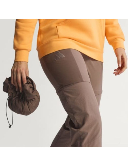 Kurtka damska adidas terrex xperior 2.5l hybrid primeknit climaproof jacket - trace brown rozmiar: xs