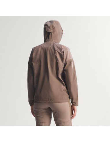 Kurtka damska adidas terrex xperior 2.5l hybrid primeknit climaproof jacket - trace brown rozmiar: m