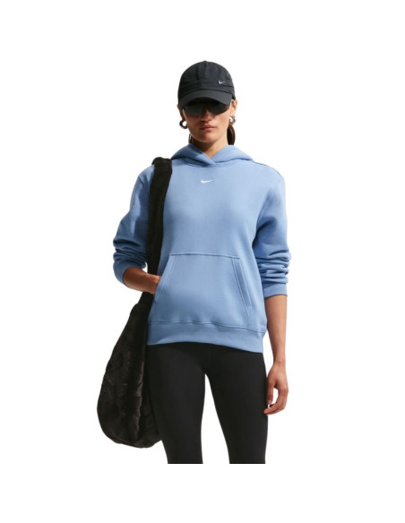 Bluza damska nike studio fleece medium weight jasnoniebieska im8100 486