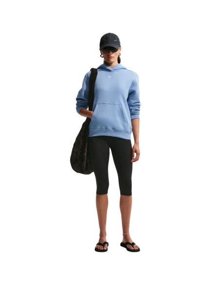 Bluza damska nike studio fleece medium weight jasnoniebieska im8100 486